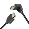 PNGKNYOCN 8K HDMI 2.1 Short Cable, 0.3m 90 Degree Ultra