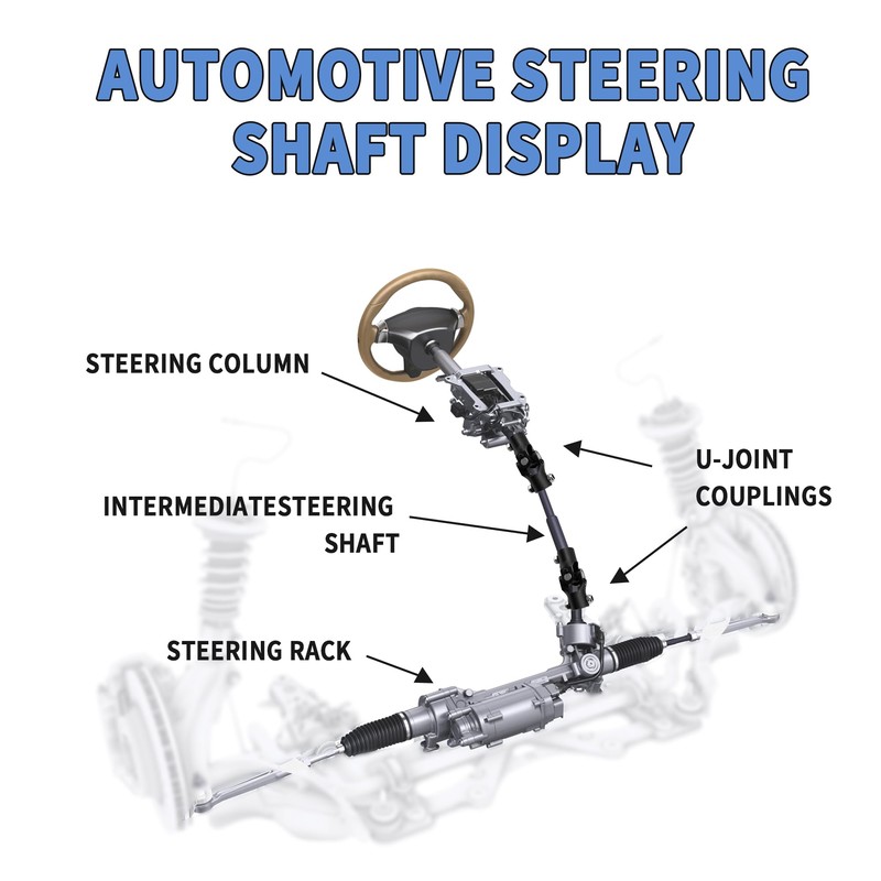 RABROPAR 3/4" 36 Spline X 3/4" DD Steering Shaft U