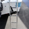 Marinebaby Heavy Duty Boat Telescopic 4 Step Ladder,Stainless Steel Swim