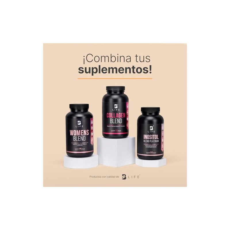 Myo Chiro Inositol 240 Caps Equilibrio Hormonal 2600 Por Porción