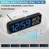 Peakeep Large Display Digital Alarm Clock for Bedrooms, Date Day