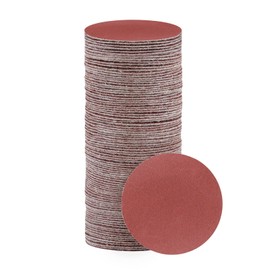 POTUINOM 2 Inch Sanding Disc Sander Attachment Disc 400-Grit Hook and Loop Sandpaper Alumina Orbital Sander Pads for Polishing, Grinding, Woodworking