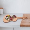 Vastigo Guitar Shaped Bamboo 7” x 17” Serving and Cutting
