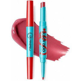 Minimeli Delineador y Brillo Labial 2 en 1, Textura Ligera y No Pegajosa, Efecto Juicy Gloss y Hidratante 1.7g (02)
