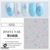 COLORBIRD Nail Sticker Christmas Santa Snowflake Snow Snowflake Cute (1210