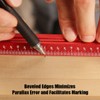 Woodworking Edge Ruler Set Corner Rulers Precision Edge Measuring Ruler