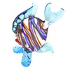 GlassOfVenice Murano Glass Striped Round Fish