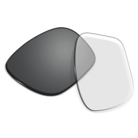 1.6MM Replacement Lenses Compatible with Ray-Ban Meta Wayfarer RW4008/RW4012 53mm Smart Glasses, Scratch-Proof (Grey Photochromic)