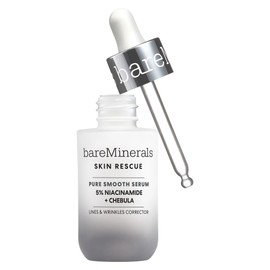 bareMinerals Skin Rescue Pure Smooth Face Serum, Formulated with 5% Niacinamide + Chebula, Smoothes Fine Lines + Wrinkles, Sensitive Skin Safe