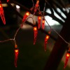Elegani Chili Pepper String Lights – 10 Warm White LED