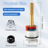 DA603567 Round Stem Washerless Cartridge Compatible with Danze DA603567 Shower