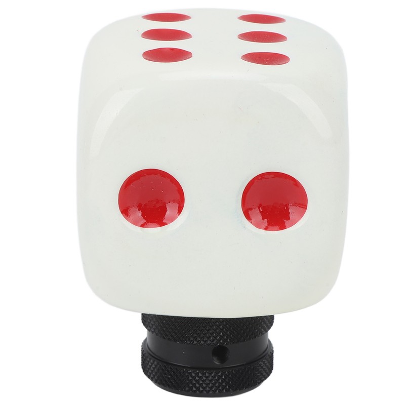 Dice Shape Shift Head Resin Gear Shifting Lever Knob Transmission