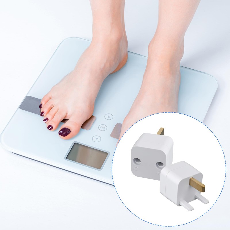 BTFO 2pcs Grounding Plug Adapter, Safety Grounding Sockets Adapter Plug