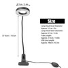 Clip Desk Lamp USB LED Table Clamp Lamp Light for