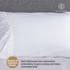 Flax Linen Egg White Pillowcases 2 Pack (1 Pair), 400