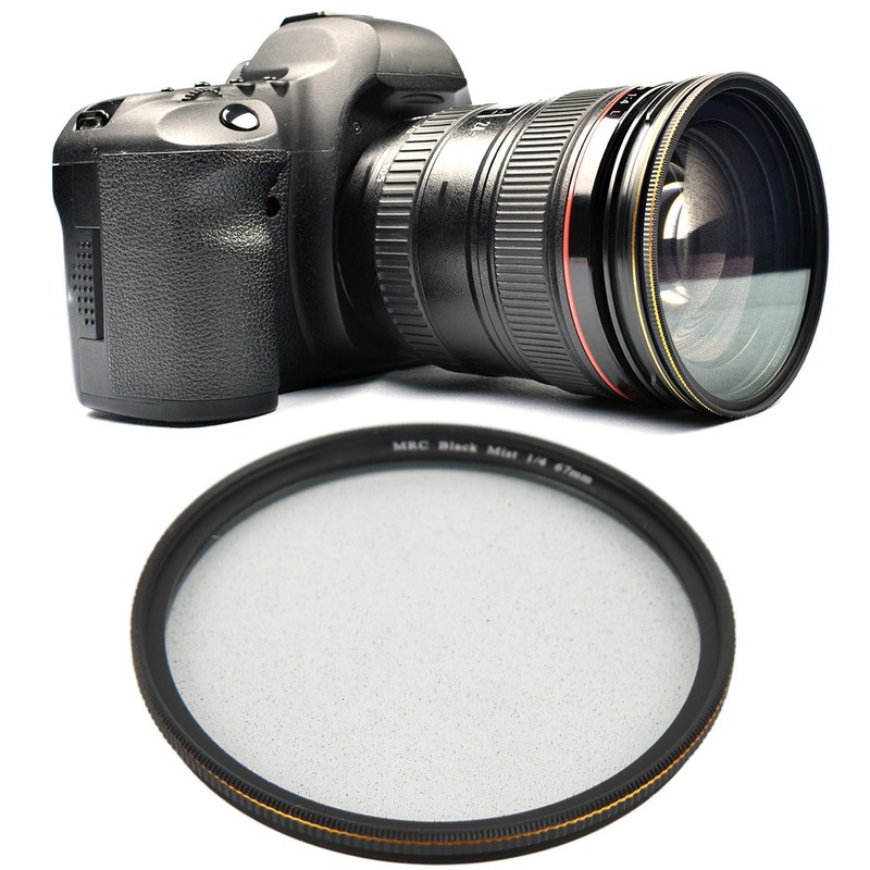 Lightdow Black Diffusion 1/4 Filter Mist Cinematic Effect Soft Focus