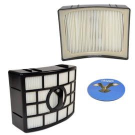 HQRP 2-Pack HEPA Filter compatible with Shark NV831 NV835 NV830 Series DuoClean Powered Lift-Away Vacuum, XHF650 Replacement