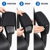2-Piece Lambswool Armrest Cushion Covers for Office Chairs, Wheelchairs and