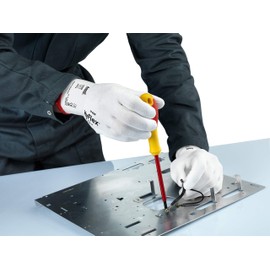 Ansell HyFlex 11-625 Cut protection gloves, mechanical protection, White, Size 10 (Pack of 12 pairs)