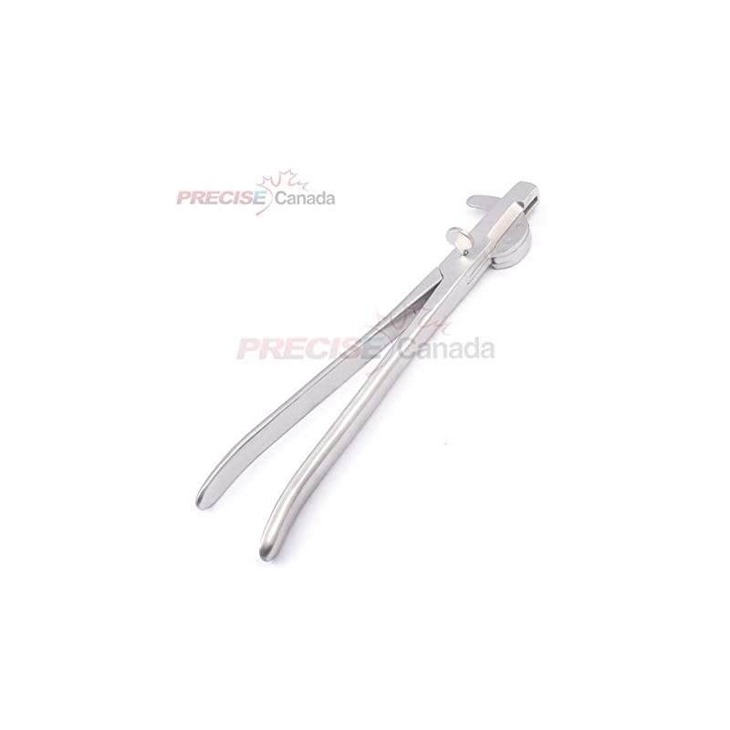 Precise Canada: White Emasculator 12" Double Crushed Stainless Steel Castration