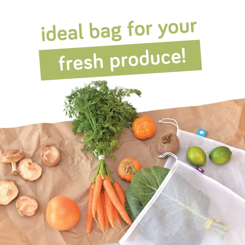 FLIP AND TUMBLE - Reusable Produce Bags â€“ Washable Mesh