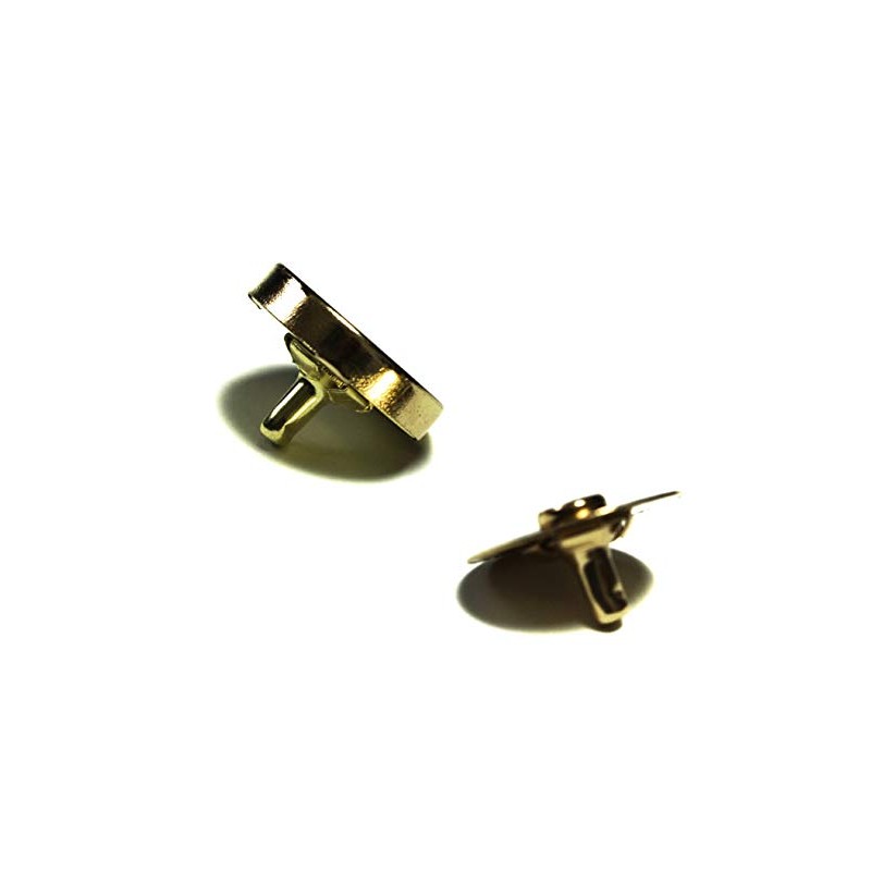 ALL in ONE Magnetic Snaps Purse Double Rivet Closures Round
