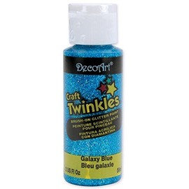 DecoArt Craft Twinkle Paint, 2-Ounce, Galaxy Blue