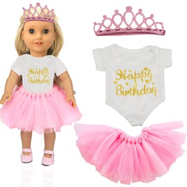 Doll Clothes for Dolls, Doll Clothes 43 cm, Doll Clothes Set, Clothing Outfits for Baby Dolls, Doll Clothes for Baby Dolls, Gifts for Girls (Letter) (B)