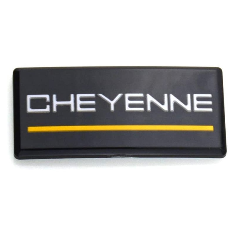 2X 88-98 Cheyenne Roof Pillar Cab Emblem 3D Badge Nameplate