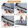 Spmarkt Ceramic-Coated Non-Stick Baking Pan with Carry Lid, 15inchx10inch Rectangular