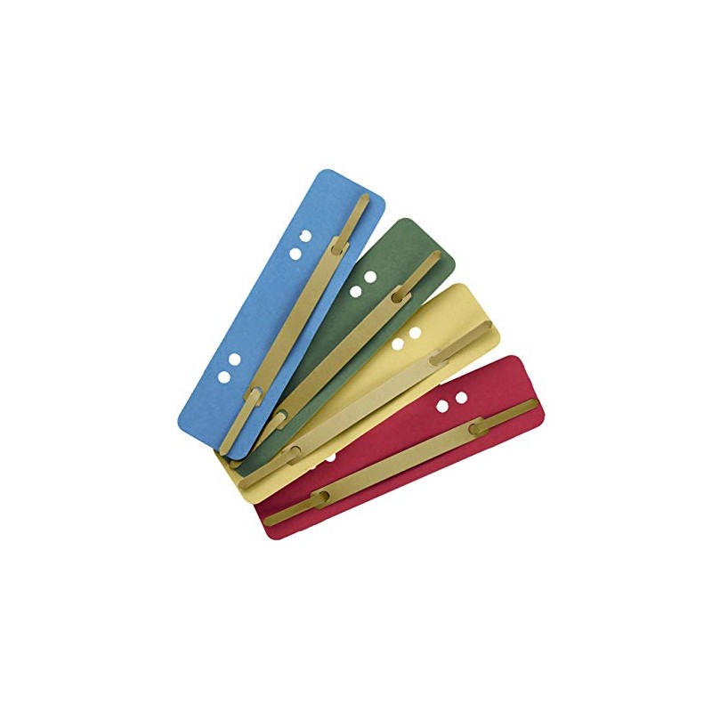 Q-Connect 4052005013 Card Filing Strips Short Pack of 200 Assorted