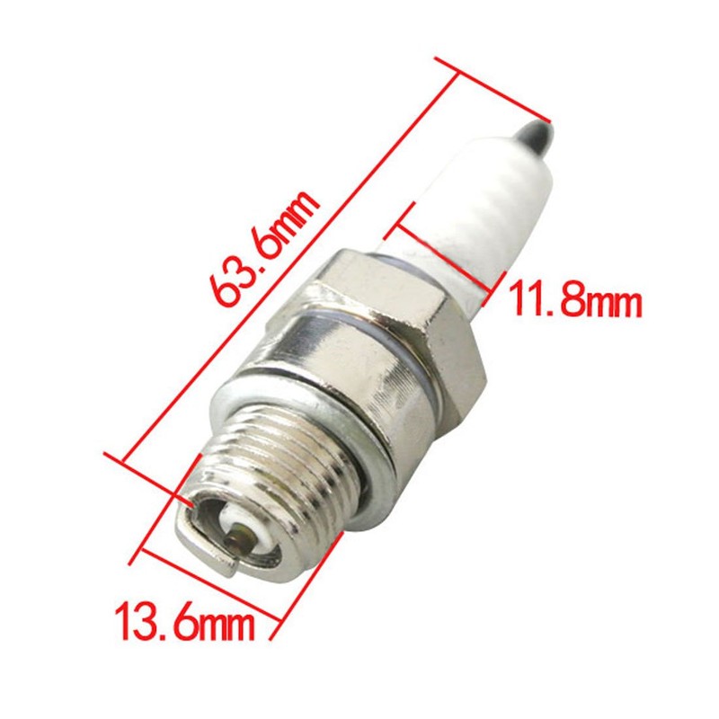 JRL 2pcs Spark Plug For 49cc 60cc 66cc 80cc 2
