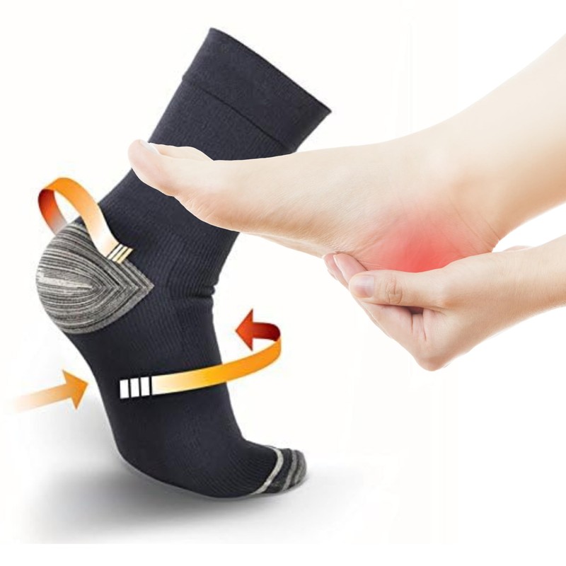 Thermoskin Plantar FXT Compression Crew Socks, X-Large