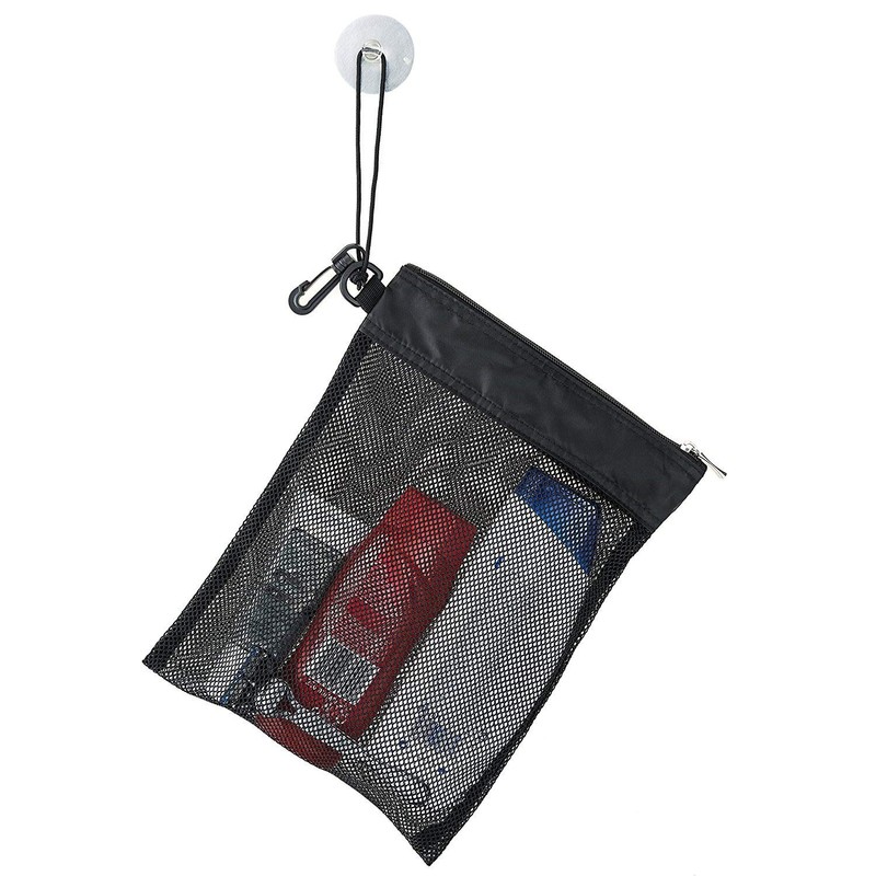 Shower Bag Tote, Mesh Caddy Toiletry Organizer 12”L x 9”W,