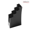 Deflecto Countertop Black 4 Tier 4 Pocket 1/3 A4 (DL