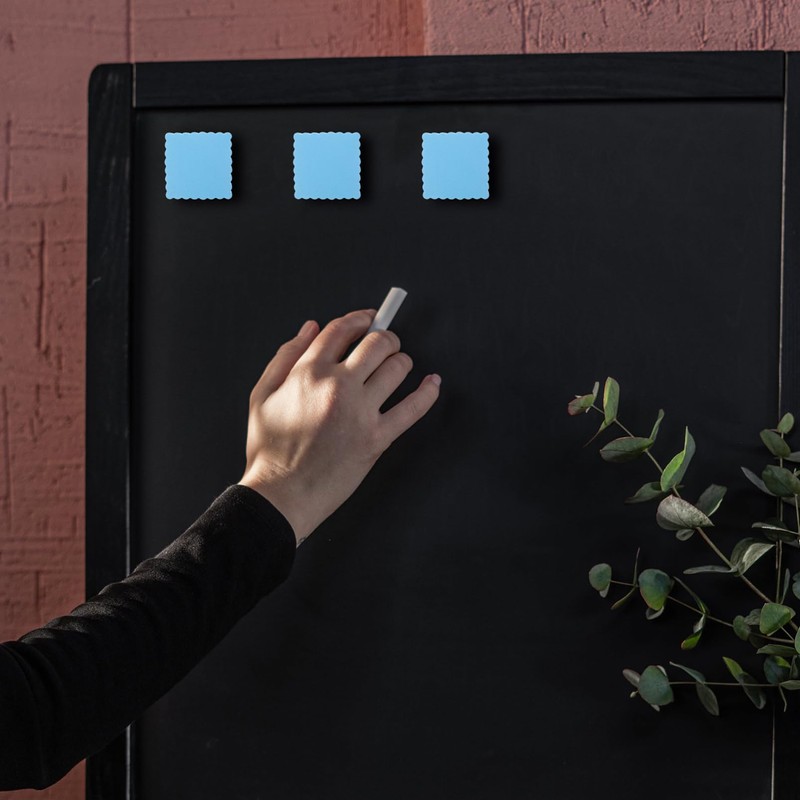 Operitacx 24 Stück Whiteboard-radiergummis Mit Wellenrand-design Radiergummi Für Whiteboard Kreidetafel