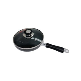 DBMIMPORTERS 8" Nonstick Fry Pan With Lid Deep Frying Pan with Handle,Skillet,Dishwasher Safe