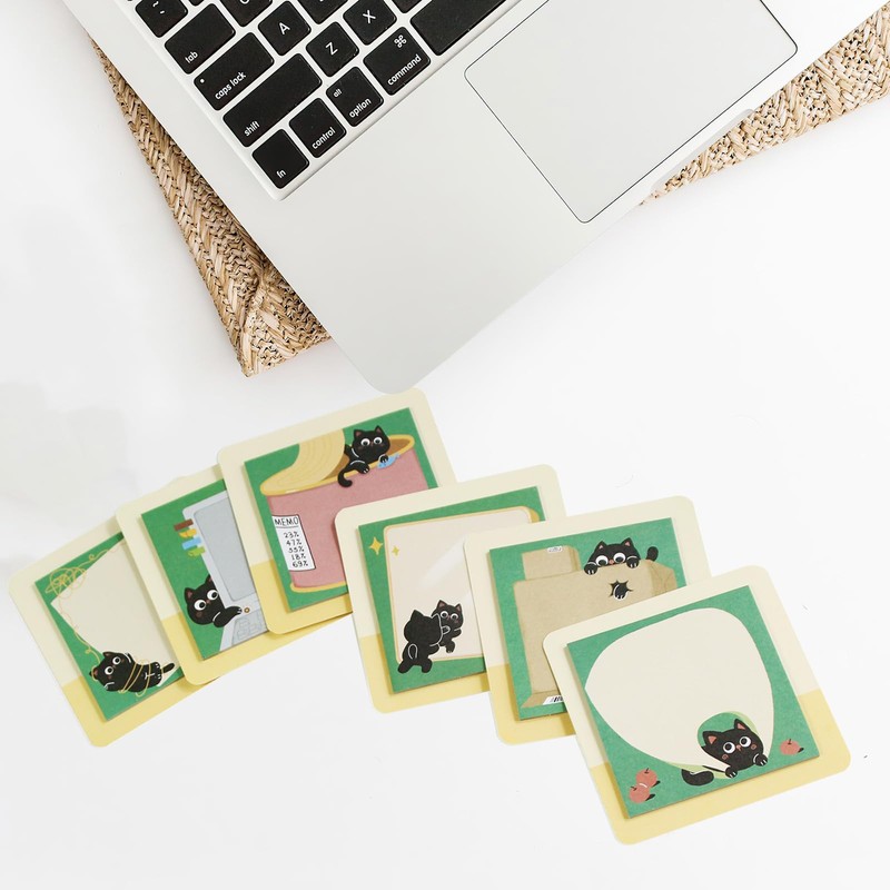 30 Pads Animal Sticky Notes, Cute Note Pads Self Adhesive