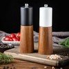 GCFTIFF Wooden Salt and Pepper Grinder Set,Crafted of Solid Acacia