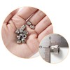 Lyeteung 50 Pieces M4 Hexagonal Acorn Nuts Stainless Steel Hex