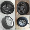 Boat Trailer Spare Tire Mount for Utility Trailer Spare Tire
