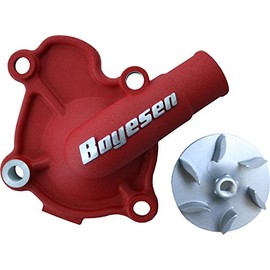 Boyesen WPK-06AR Supercooler Water Pump Cover and Impeller Kit Red