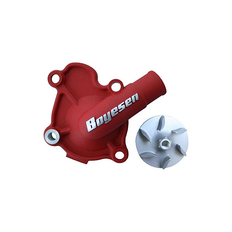 Boyesen WPK-06AR Supercooler Water Pump Cover and Impeller Kit Red