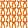 Hipcheer 20pcs Collegiate Style Cheer Bows for Girls, Long Tail