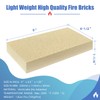 Protalwell Woodstove Firebricks, Upgrade Fire Bricks Replacement for US Stove