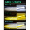 Chelhead Motorcycle Auxiliary Light, Fog Light, 3 Modes, White/Yellow/White+Yellow, 3000K