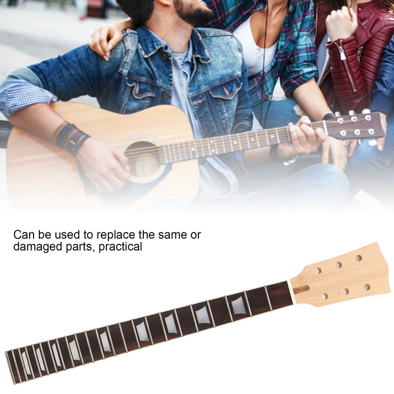 Guitar Neck Fretboard 22 Frets Replacement for LP Musical Instrument
