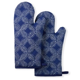 Town & Country Tommy Bahama Island - Juego de Guantes para Horno, Color Azul Marino