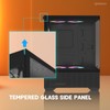 Raidmax I802 Mesh Air Flow Compact Panoramic ATX Mid Tower