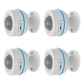 Snblzhef 4PCS Z-Wave 700 PIR Motion Detector with Temperature Humidity Light Sensor Home Automation Work with Smartthing Vera A